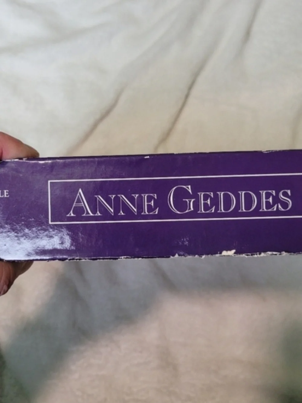 Vintage Anne Geddes Baby In Lily Pads 550 Piece Puzzle